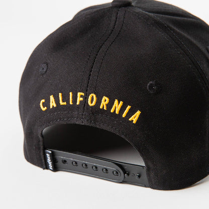 California Poppy Dad Hat: White