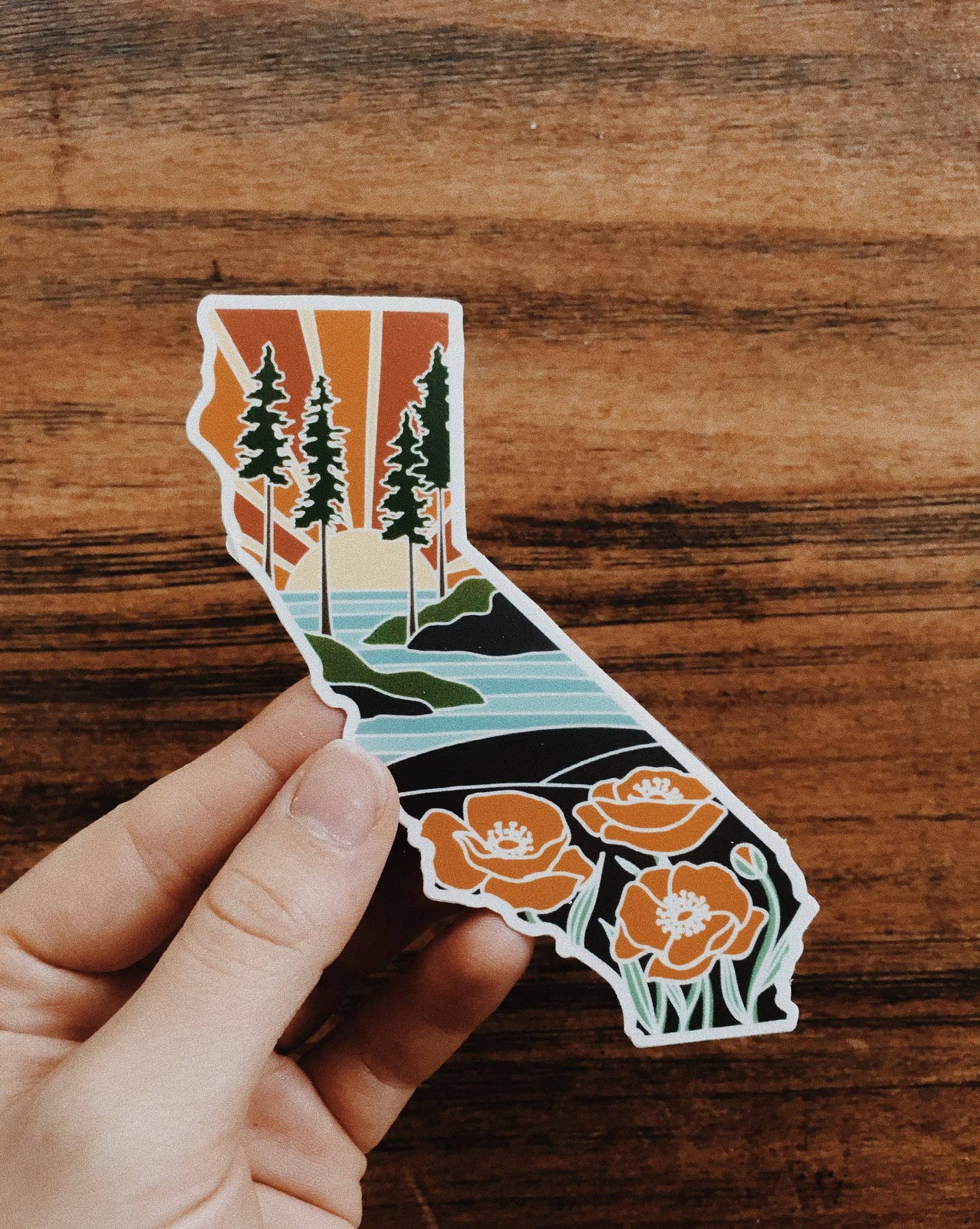 California Weatherproof Sticker