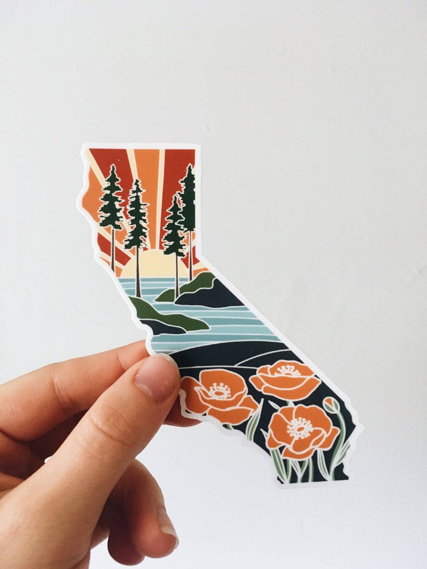California Weatherproof Sticker