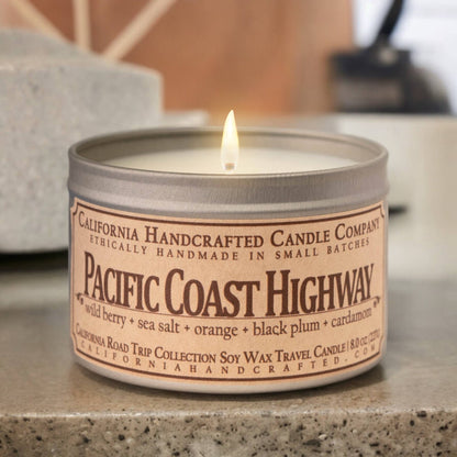 Pacific Coast Highway Coconut Apricot Travel Candle