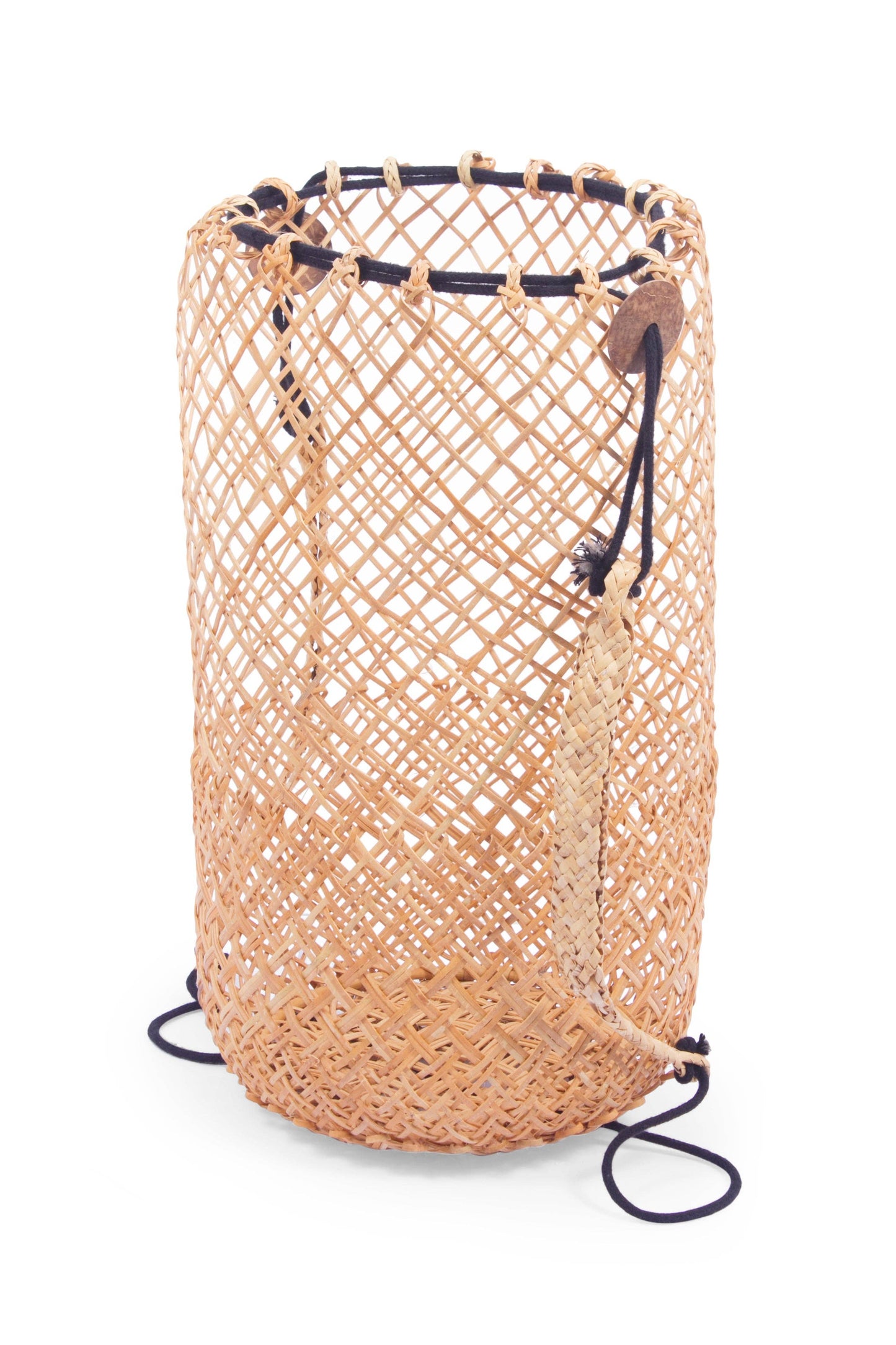 Rattan Basket Backpack