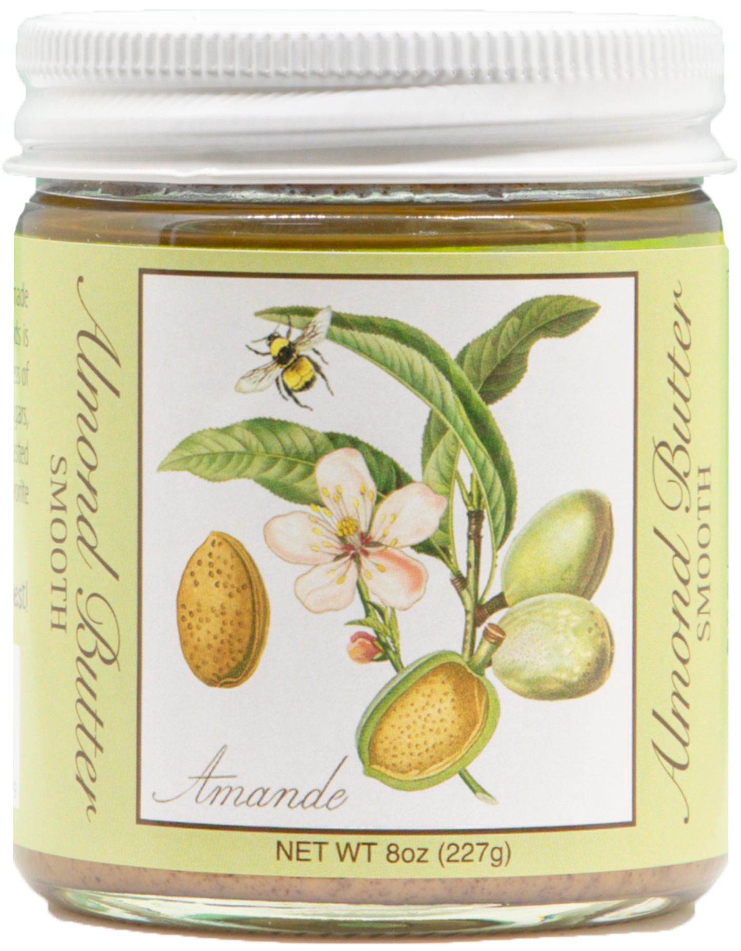 Amande, Almond Butter - Smooth 8 oz  No added Palm oils