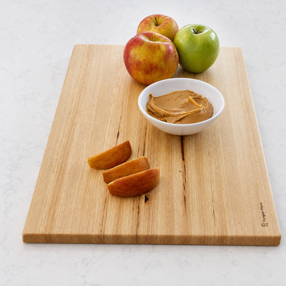 Handmade Hardwood Cutting Board – Large 18" × 12" Kitchen Pr: Walnut