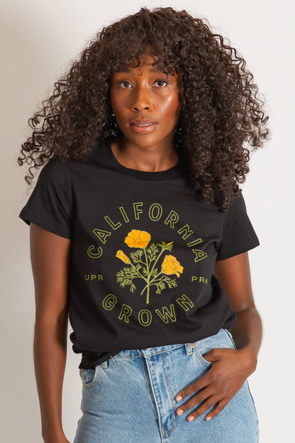 California Grown Routine Tee: Black / XS