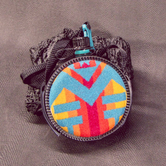 Canteen "mini" 24 oz Handcrafted- Assorted colors/patterns