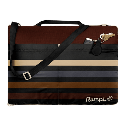 Stash Mat - Mocha Mini Stripes: Large