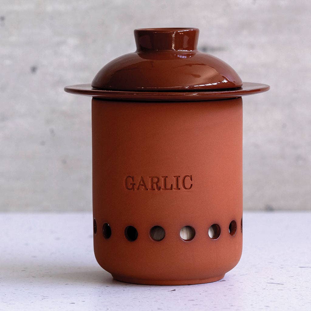 Garlic Keeper Terracotta Storage Container | Heads & Cloves