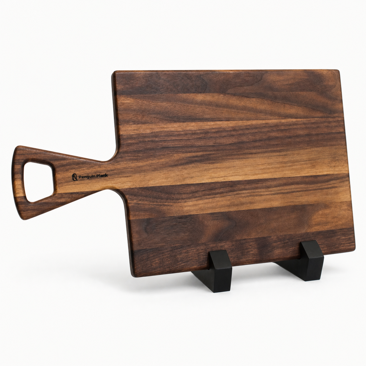 Handmade Hardwood Cheese & Serving Board with Handle – 16" ×: Cherry