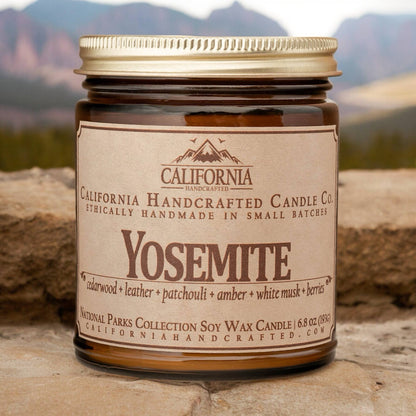 Yosemite National Park Coconut Apricot Jar Candle