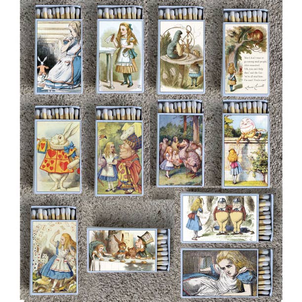 Matches • Alice in Wonderland Tea Party • Home Decor
