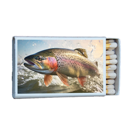 Trout Matchbox • Decorative Matches