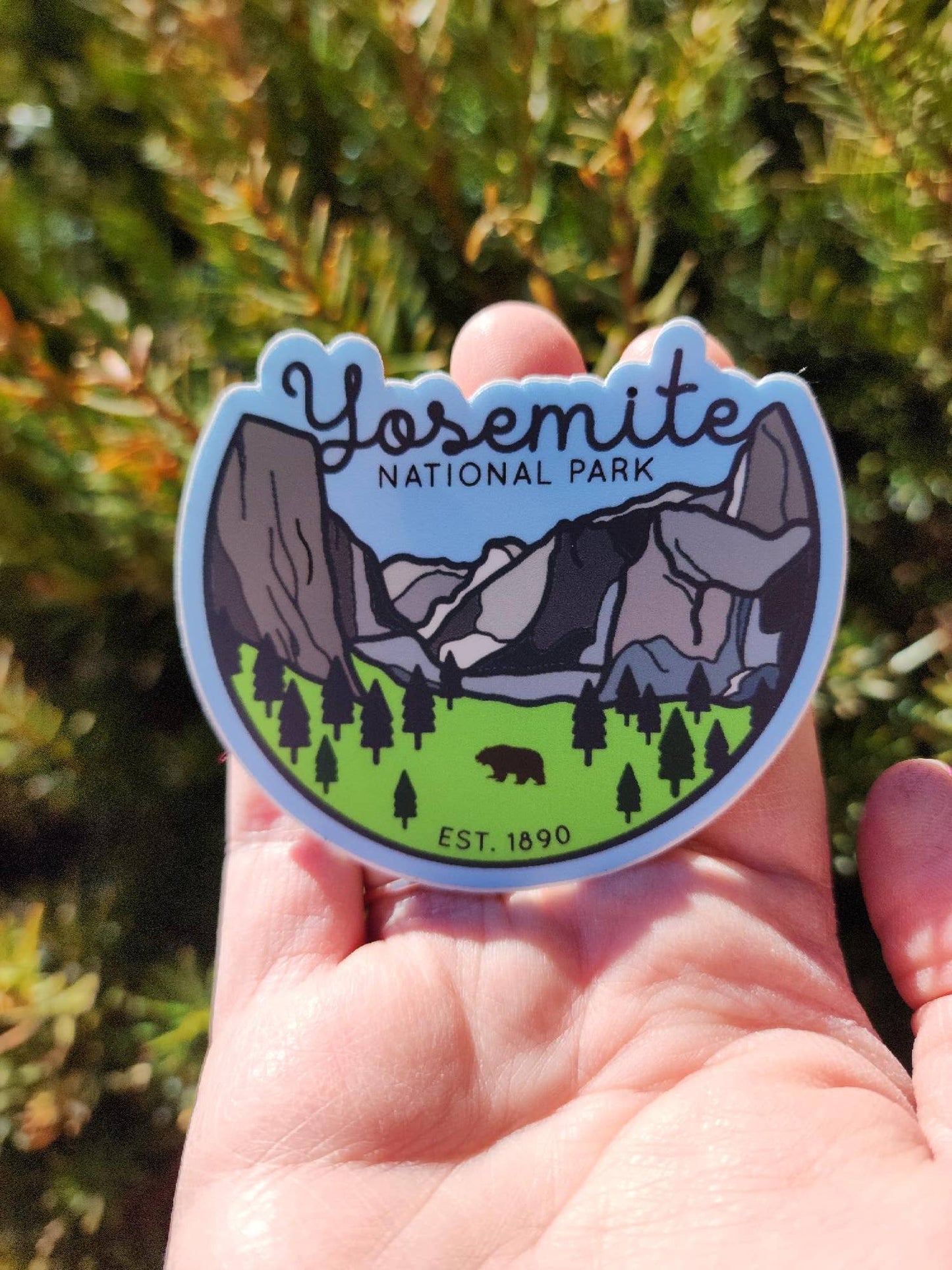 Yosemite National Park Vinyl Sticker