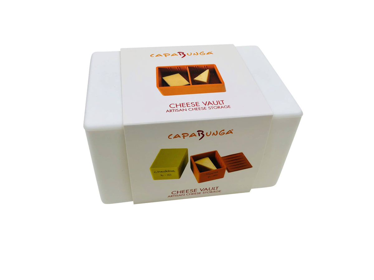 Cheese Vault ® | Reusable | Artisan Cheese Storage: White