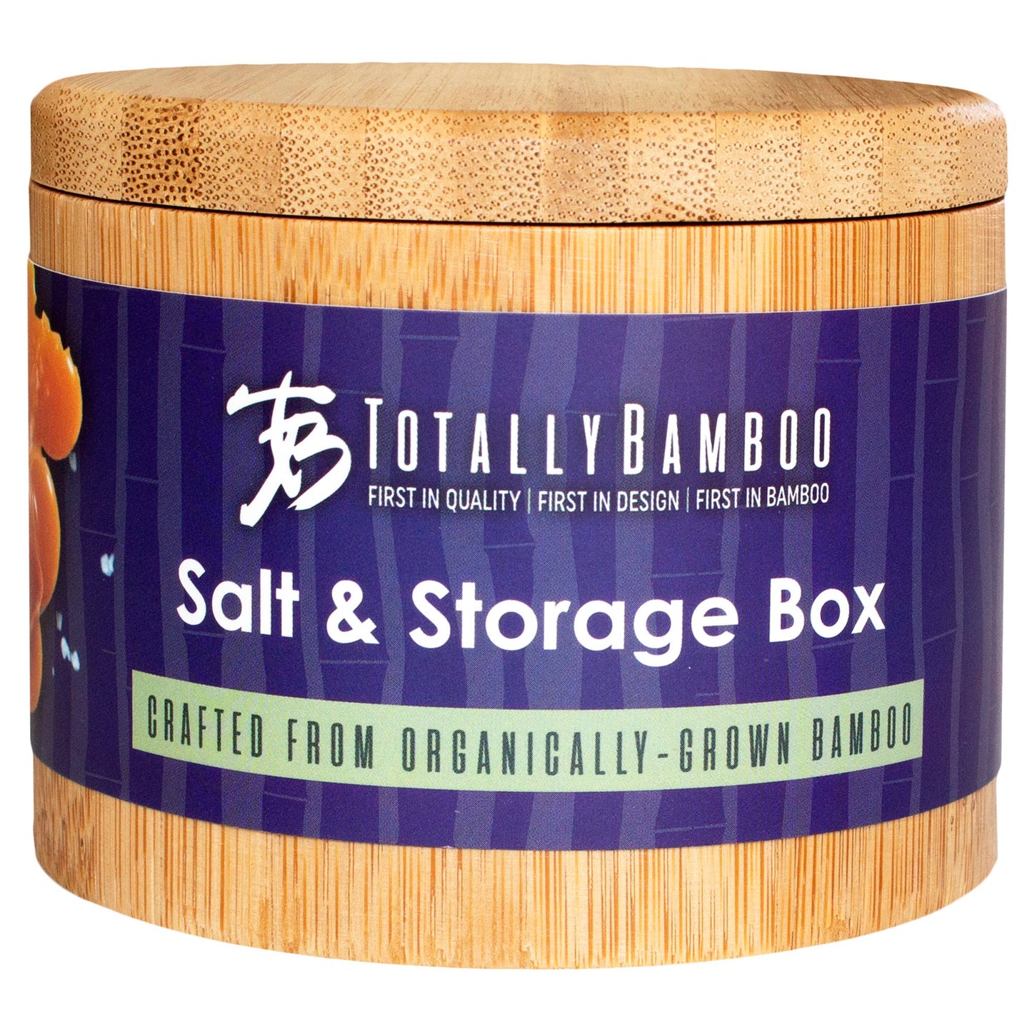 Salt Cellar Spice Storage Box with Magnetic Swivel Lid