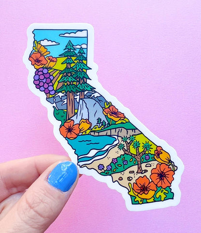 California State Landmarks Sticker