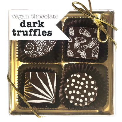 Dark Truffles - organic fair trade vegan dark chocolate