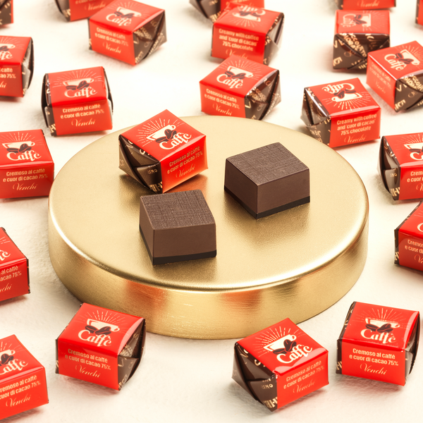 7-Blend Espresso Dark Chocolate Cube - Italian Gourmet