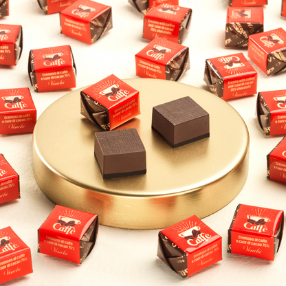 7-Blend Espresso Dark Chocolate Cube - Italian Gourmet