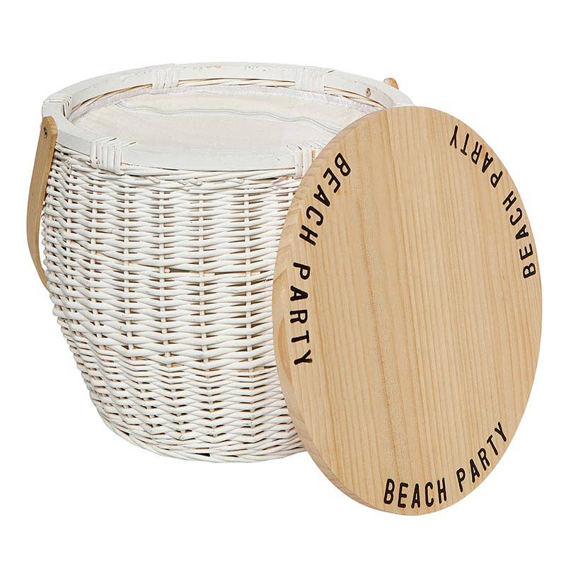 Face to Face Picnic Basket Table - Beach Party