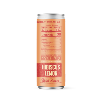 Hibiscus Lemon Probiotic Soda (Hand-Crafted)