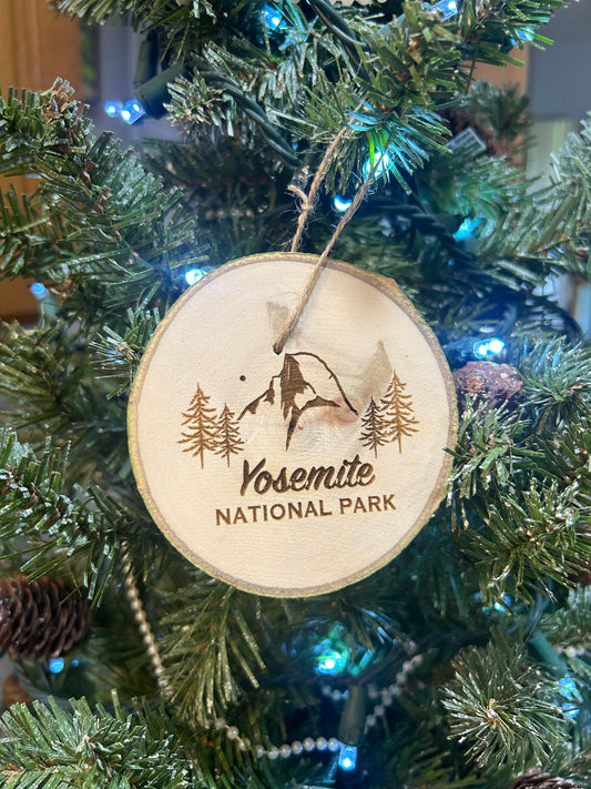 Yosemite National Park Ornament, Sierra Nevadas California