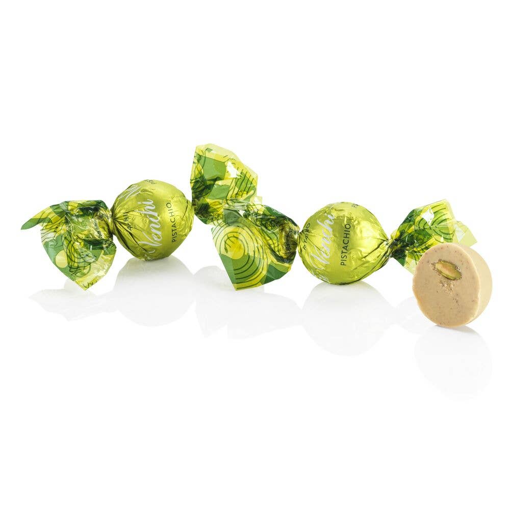 Salted Pistachio Crunchy Chocolate Pearls - Italian Gourmet