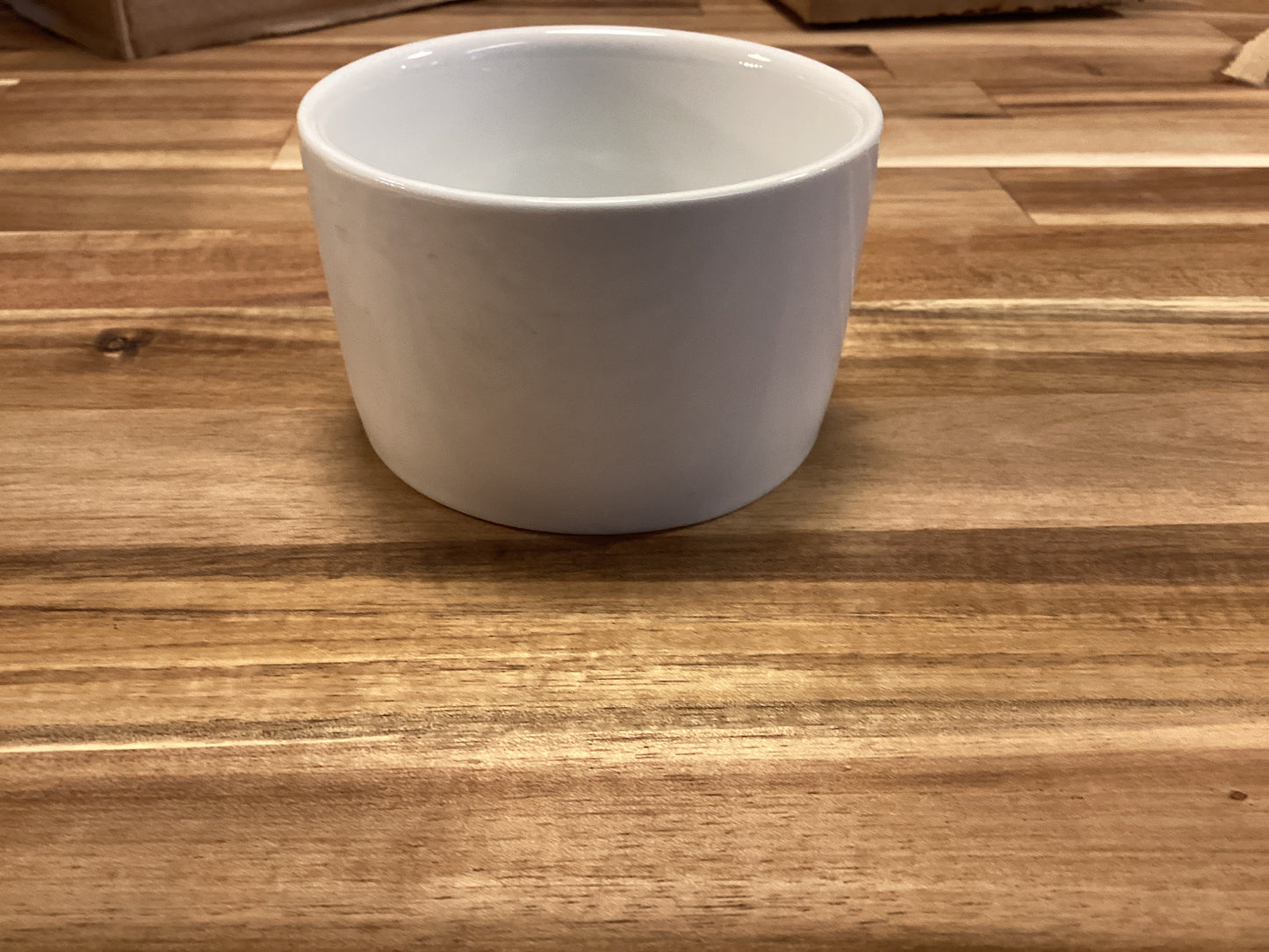 Ramekin cup 6oz porcelain white