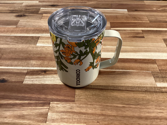 Corkcicle 16oz Wildflower Cream Mug