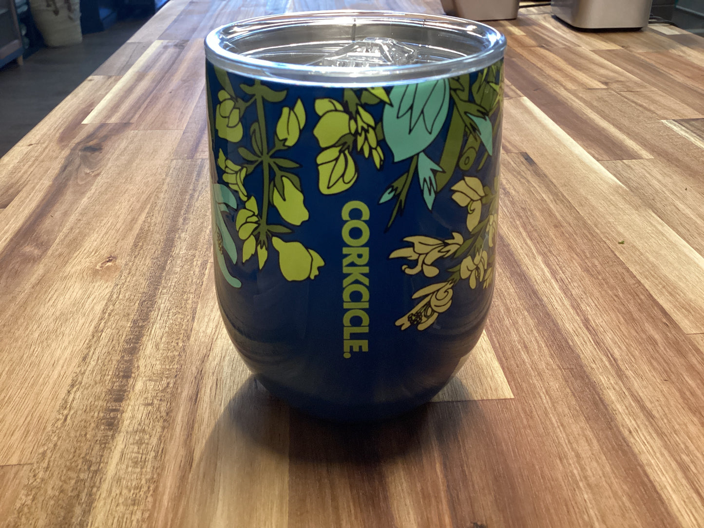 Corkcicle 12oz Stemless Wildflower Blue