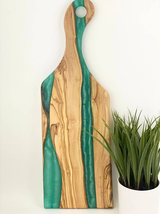 Olive Wood Resin Serving Board