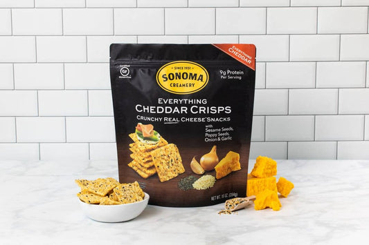 Sonoma Creamery Cheese Crisps - Everything Cheddar