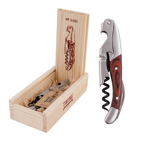 Chateau™ Wooden Double Hinged Corkscrew by Twine