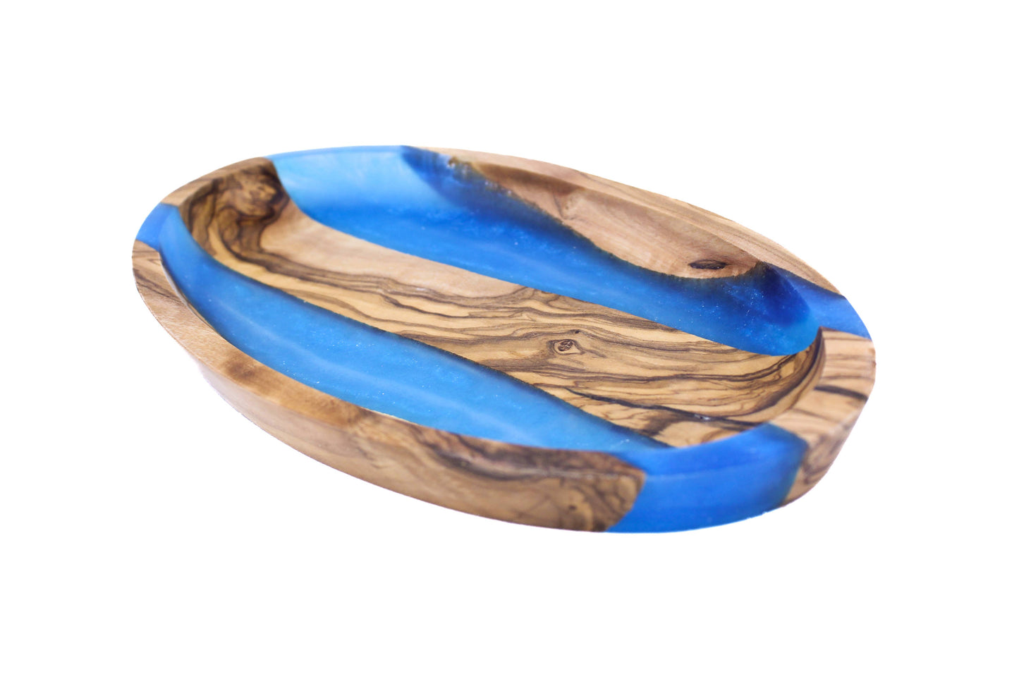 Olive Wood Resin Dipping Dish