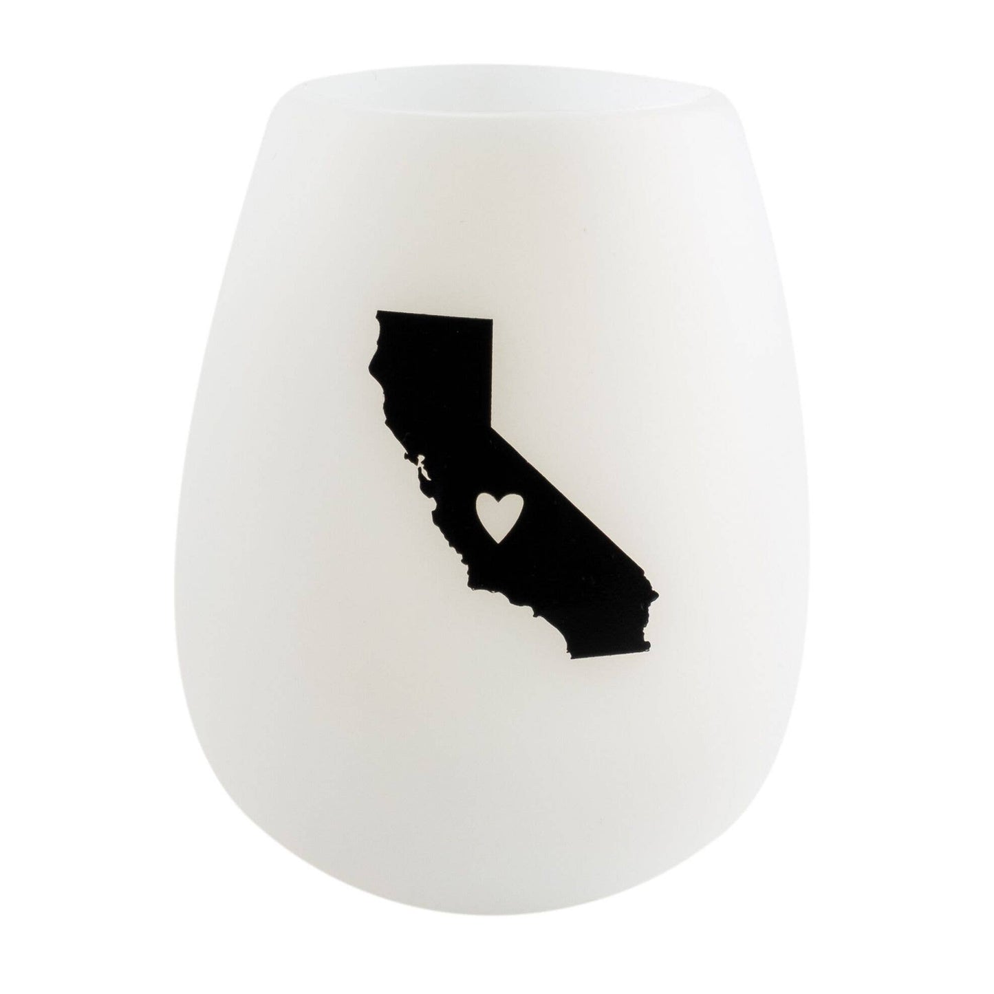 California Stemless Silicone Wine Glass