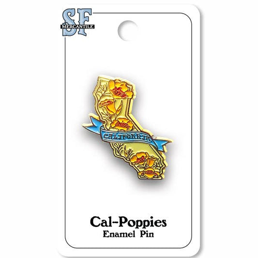 CA Poppies Pin