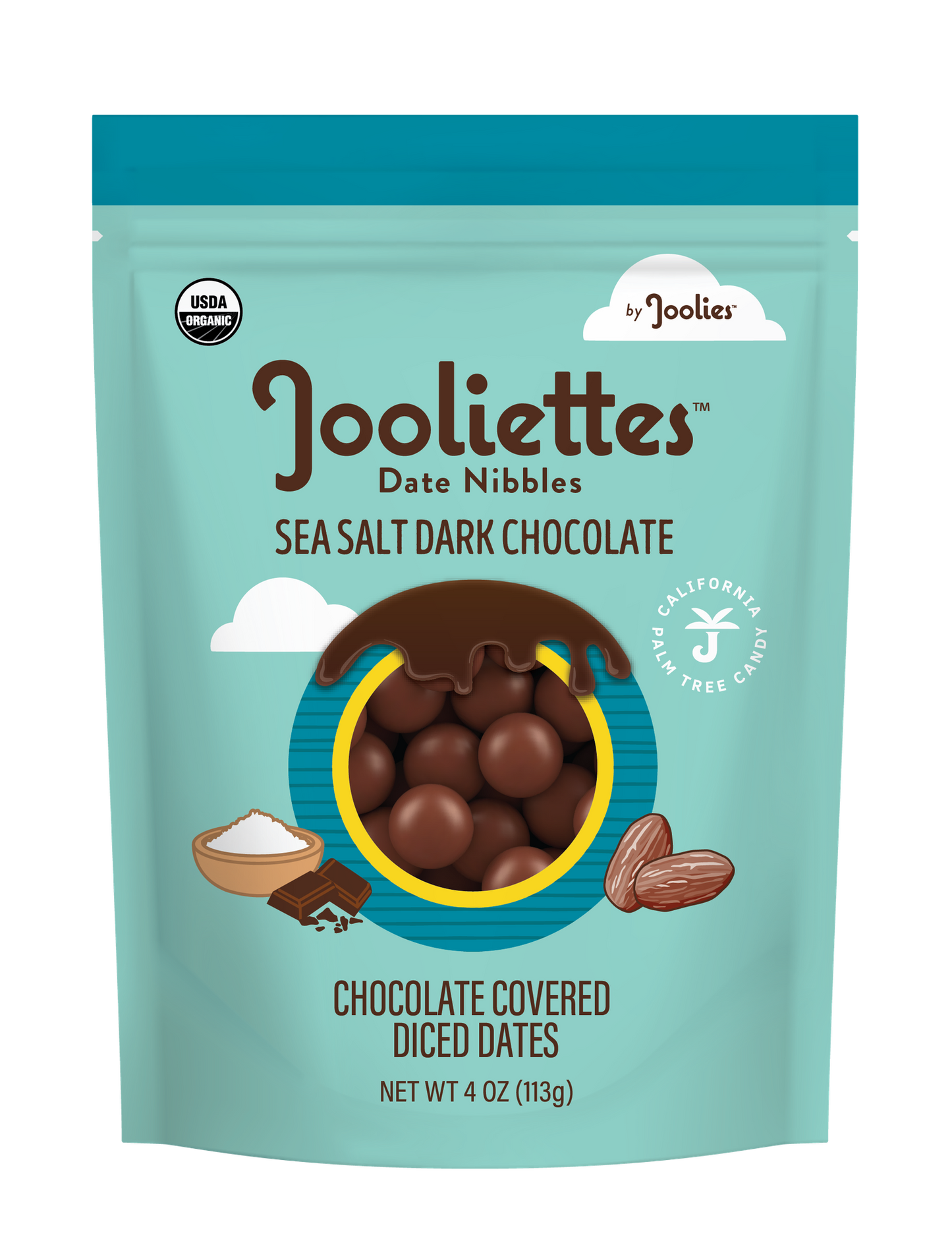 Jooliettes Dark Chocolate Sea Salt 4oz