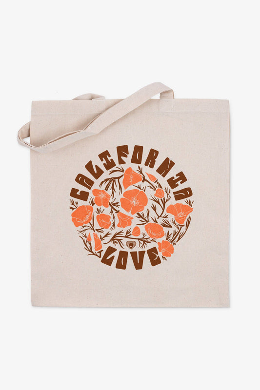 California Poppy Love Tote Bag: Budget