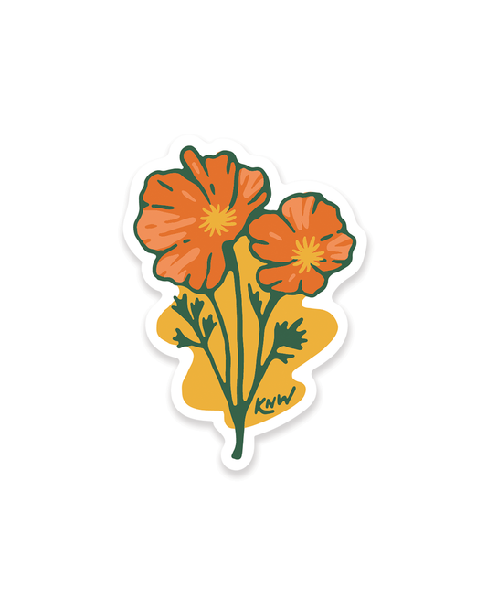 California Poppy | Sticker