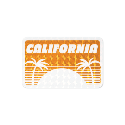 California Holographic Sticker