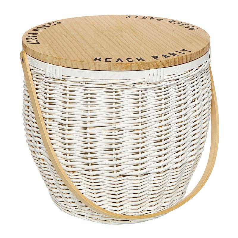 Face to Face Picnic Basket Table - Beach Party