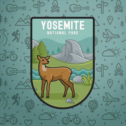 Yosemite National Park Sticker - California
