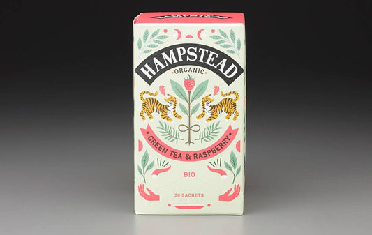 Hampstead Organic Green Tea & Raspberry  (20 Teabags)