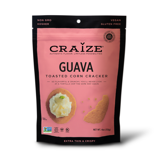 Guava Toasted Corn Crackers 4oz