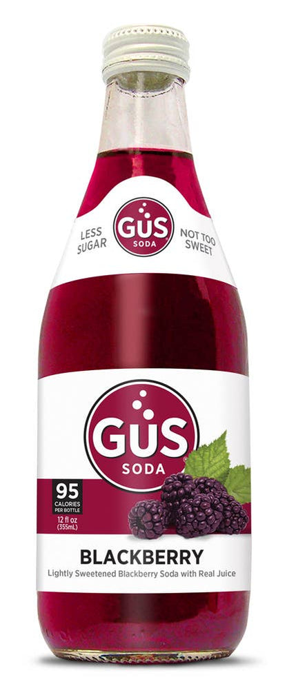 GuS - Grown Up Soda, 12oz: Blackberry