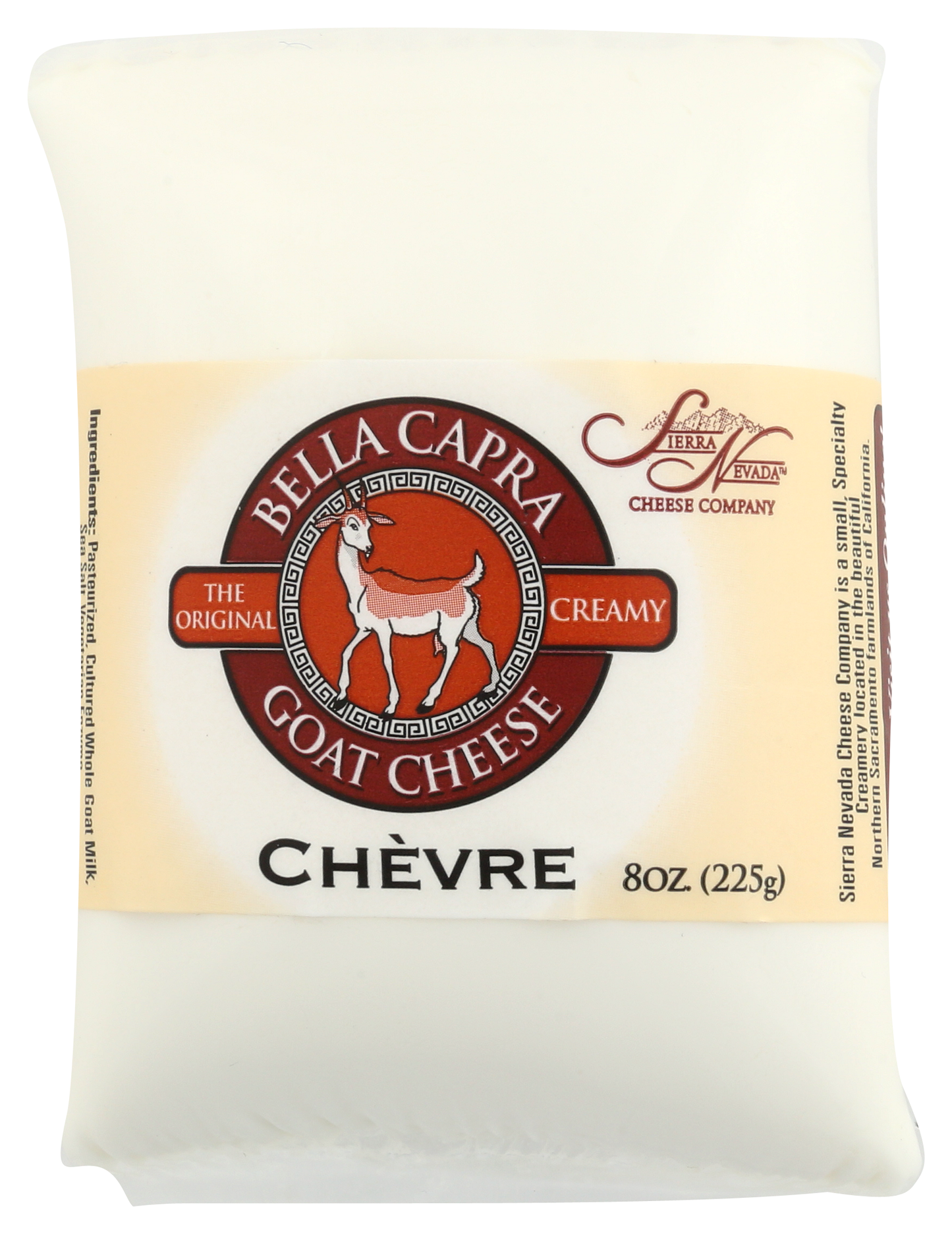 Bella Capra Chevre Traditional 8/ 8 Oz Log