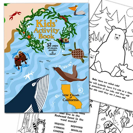 Kid's Activity Book, Wild Friends of California