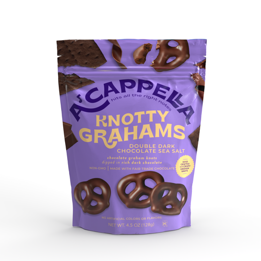 A'cappella Knotty Grahams - Double Dark Chocolate