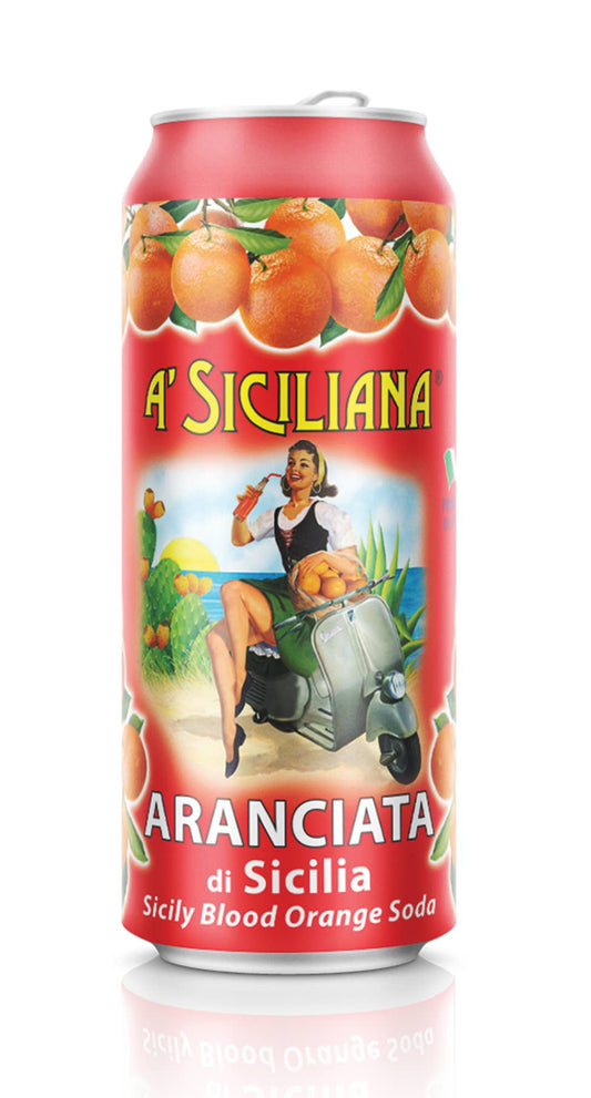 A' Siciliana Sicilian Soda 4x330ML - Blood Orange / Limonata
