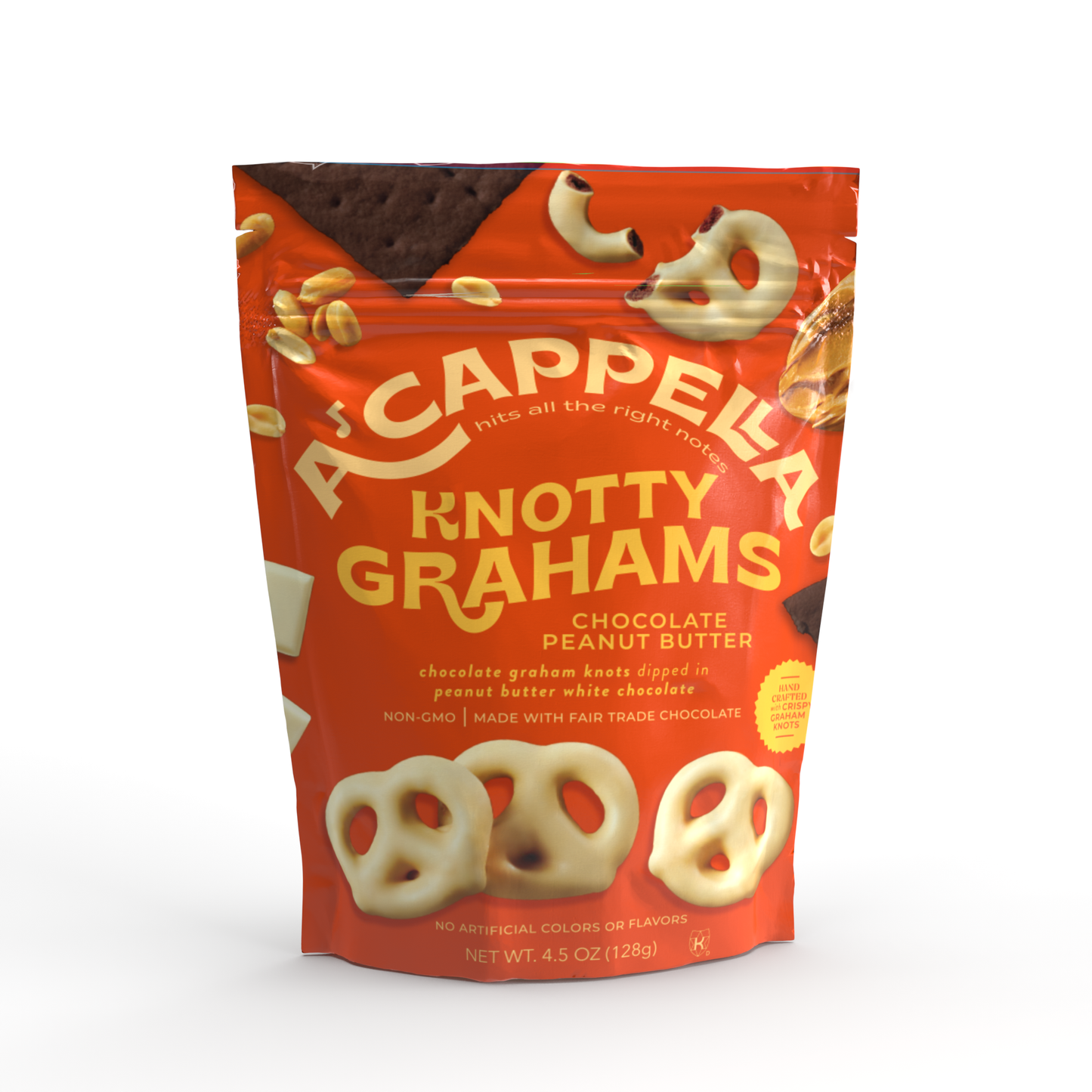A'cappella Knotty Grahams - Chocolate Peanut Butter
