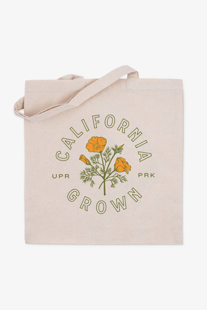 California Grown Tote Bag - Budget: Natural